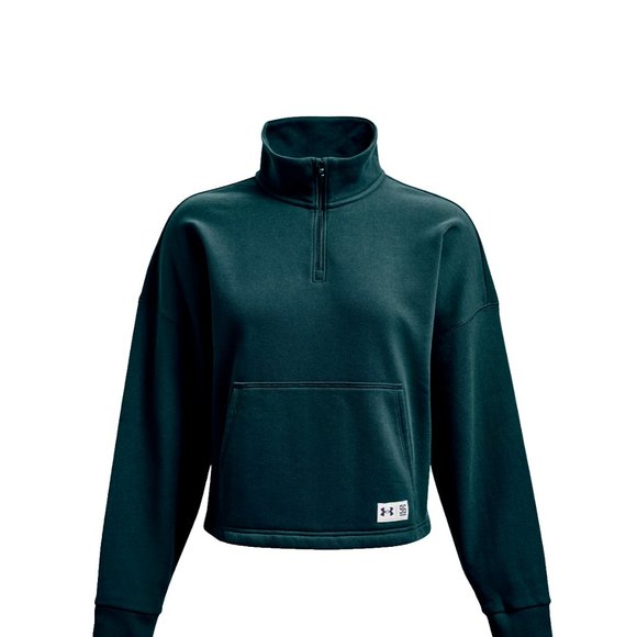 NWT Under Armour Womens Fleece Playback Pullover 1/4 Zip Size XS $60 RR24 - Picture 1 of 2